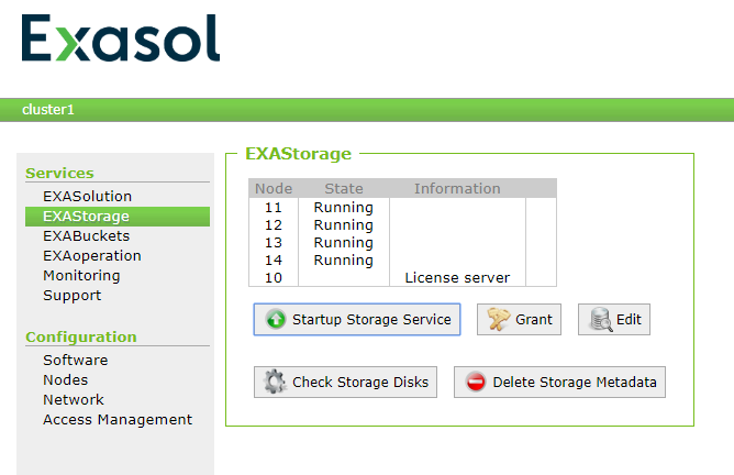 Update procedure | Exasol Documentation