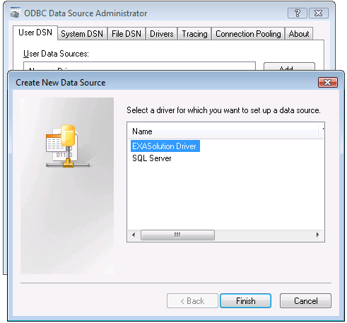 Configuring the ODBC driver and the data sources