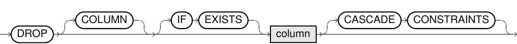 Drop Column Statement