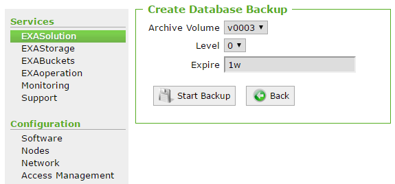 create backup