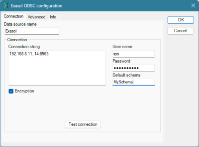 Configuring the ODBC driver and the data sources