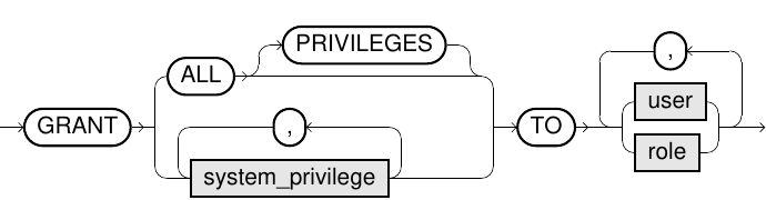 Grant System Privileges