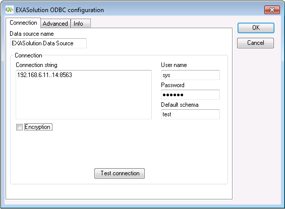 Configuring the ODBC driver and the data sources