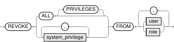 Revoke System Privileges